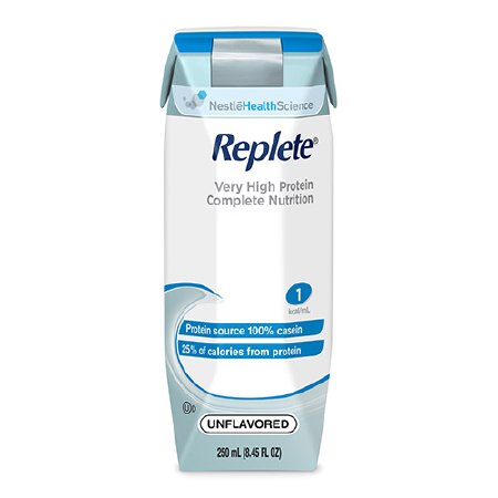 Nestle Healthcare Nutrition Replete Tube Feeding Formula 250 mL Carton Ready to Use Unflavored Adult - 798716162494