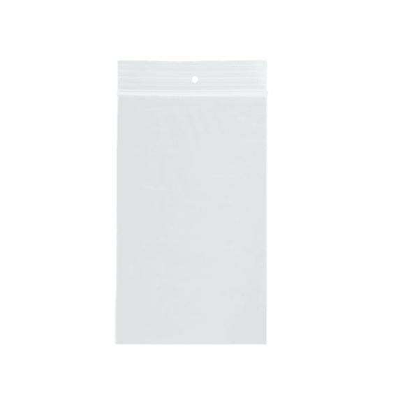 Rd Plastics Bag Reclosable Transparent 4X6" With Hang Hole 1000/Bx - Q24