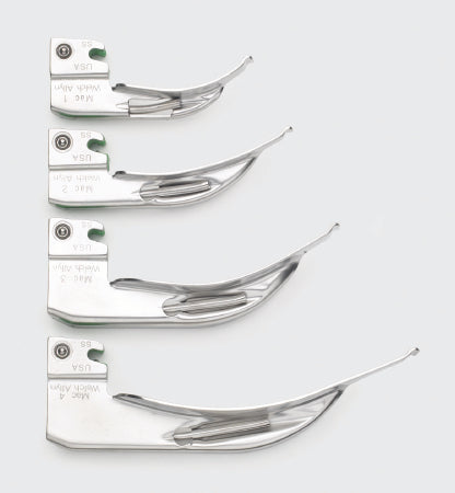 Welch Allyn E-Mac Laryngoscope Blade Macintosh English Size 3 Medium Adult - 69213