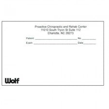 Wolf X-Ray Identification Card 3 X 5 Inch, Standard ID Printers 17105/17104 - 15100
