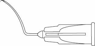 Visitec - Irrigating Cystotome 25 Gauge 5/8 Inch Length 90° Angled Tip - 581602
