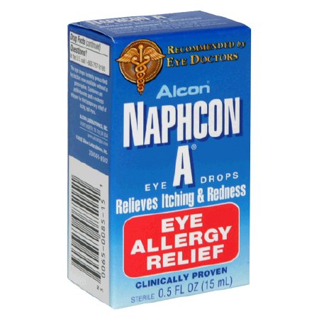 Alcon Naphcon A Allergy Eye Relief 0.5 oz. Eye Drops - 65008515