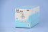 J & J Healthcare Systems Perma-Hand Suture with Needle Nonabsorbable Coated Black Suture Braided Silk Size 3-0 18 Inch Suture 1-Needle 22 mm Length 1/2 Circle Reverse Cutting Needle - 632G