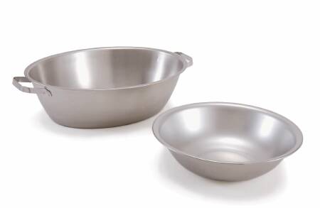 Medegen Medical Products LLC Wash Basin Stainless Steel 3-7/8 Quart 3-7/8 Quart Round - 87120