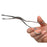 ADC - Catheter Forceps Magill 9-3/4 Inch Length Floor Grade Stainless Steel NonSterile NonLocking Finger Ring Handle Straight Serrated Tips - 316