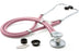 Adscope - Sprague Stethoscope Pink 2-Tube 22 Inch Tube Double-Sided Chestpiece - 641P
