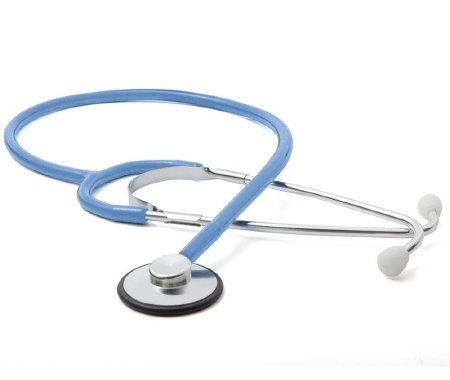 Proscope 660 - Classic Stethoscope Light Blue 1-Tube 21 Inch Tube Single Head Chestpiece - 660LB