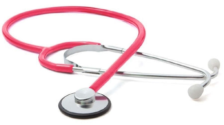 Proscope 660 - Classic Stethoscope Pink 1-Tube 21 Inch Tube Single Head Chestpiece - 660NP