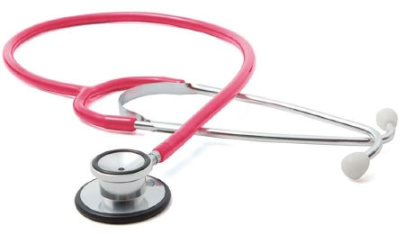 Proscope 670 - Classic Stethoscope Pink 1-Tube 21 Inch Tube Double-Sided Chestpiece - 670NP