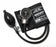 American Diagnostic Corp Aneroid Sphygmomanometer With Cuff Diagnostix 2-Tube Pocket Size Hand Held Small Adult / Child Size 10 Cuff - 700-10SABK