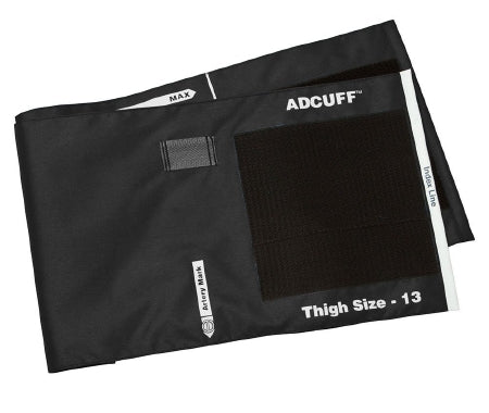 American Diagnostic Corp Adcuff Blood Pressure Cuff Only Adult Thigh Thigh 40 - 66 cm Nylon - 830-13TBK