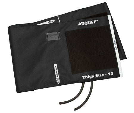 Adcuff - Blood Pressure Cuff Adult Thigh X - Large Cuff 40 - 66 cm Nylon Cuff - 845-13TBK-2