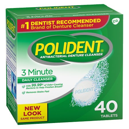 Block Drug Company Polident Denture Cleaner Tablet - 31015805306