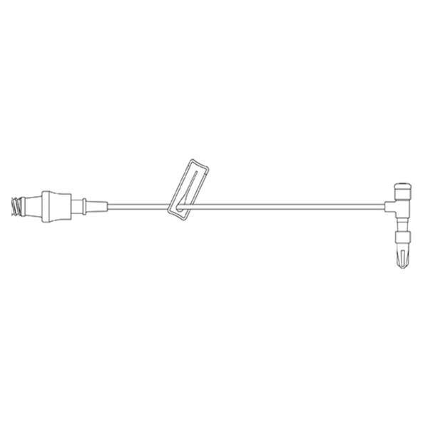 Icu Medical Iv Extension Set Lifeshield 5-1/2" Prepierced T-Connector Gravity Ea, 120 Ea/Ca - 1267728