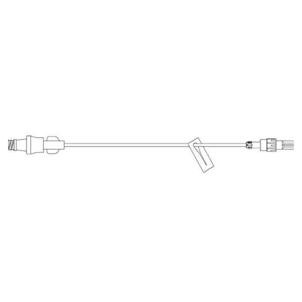 Icu Medical Iv Extension Set Lifeshield 8 M Ll/F Ll Adptr/Rtrctbl Spnlk Adptr Grav 50/Ca - 1224128