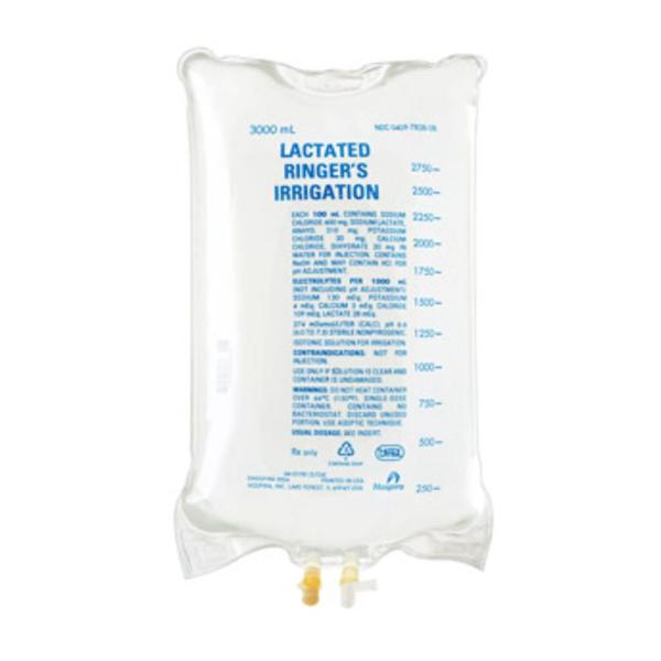 Hospira Worldwide Lctd Rngr Irrigation Solution 3000Ml Preservative Free/Dehp Strl Flx Bg Cntnr Ea, 4 Ea/Ca - 782808