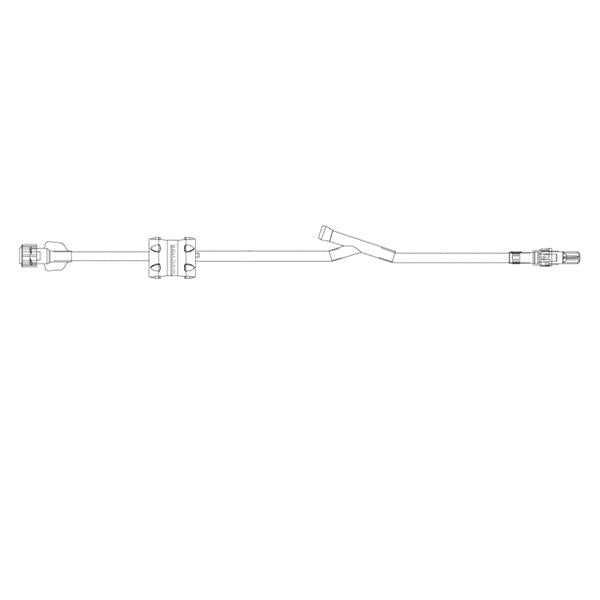 Icu Medical Iv Extension Set Dial-A-Flo 18 Prprcd Yinj M/F Adptr Ea, 50 Ea/Ca - 1174228