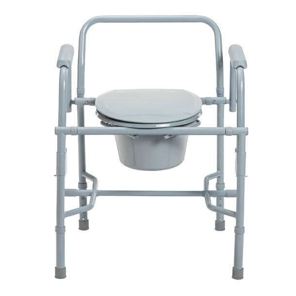 Drive Medical Deluxe Steel Drop-Arm Commode