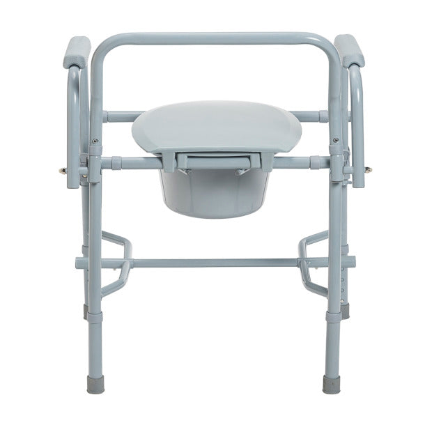 Drive Medical Deluxe Steel Drop-Arm Commode
