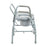 Drive Medical Deluxe Steel Drop-Arm Commode with Padded Seat
