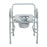 Drive Medical Deluxe Steel Drop-Arm Commode with Padded Seat