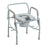 Drive Medical Deluxe Steel Drop-Arm Commode with Padded Seat