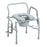 Drive Medical Deluxe Steel Drop-Arm Commode with Padded Seat