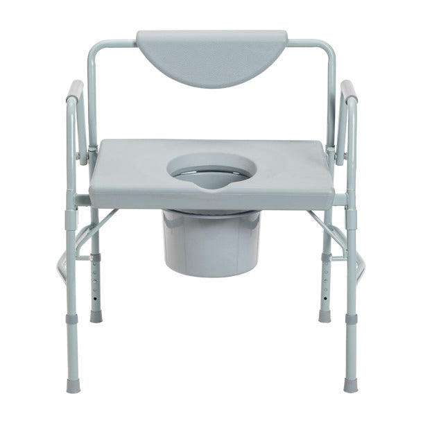 Drive Medical Deluxe Bariatric Drop-Arm Commode
