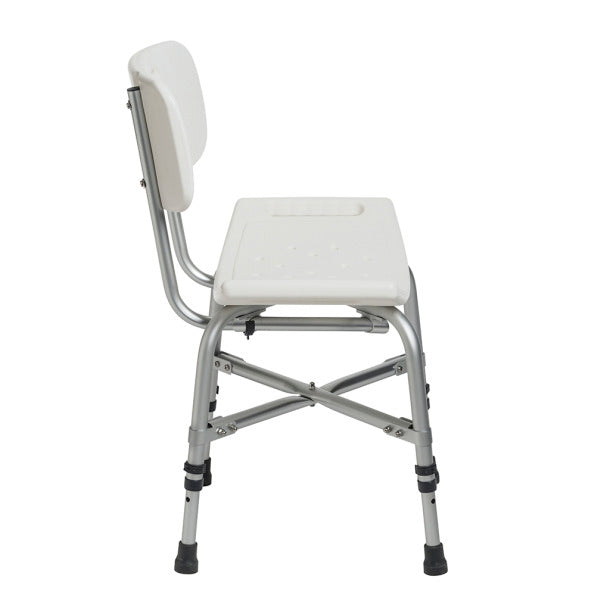 Drive Medical Deluxe Bariatric Shower Chair with Cross-Frame Brace