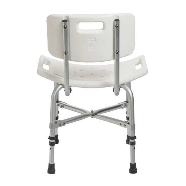 Drive Medical Deluxe Bariatric Shower Chair with Cross-Frame Brace