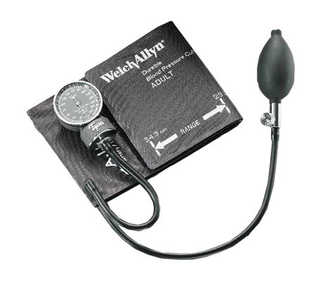 Welch Allyn Welch Allyn Aneroid Sphygmomanometer Pocket Style Hand Held 2-Tube Large Adult Size Arm - 5090-41