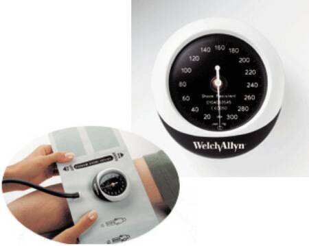 Welch Allyn DuraShock Aneroid Sphygmomanometer Pocket Style Hand Held 1-Tube Child Size Arm - DS45-09
