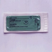 Ethilon - Suture with Needle Nonabsorbable Uncoated Undyed Suture Monofilament Nylon Size 3 - 0 18 Inch Suture 1-Needle 22 mm Length 1/2 Circle Reverse Cutting Needle - 642G