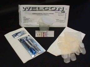 Nurse Assist Welcon Intermittent Catheter Tray Urethral 14 Fr. Without Balloon Plastic - 7501