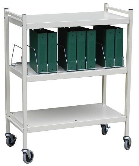 Omnimed Economy Open Style Chart Racks (Wired Dividers)- Beige
