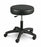 Winco Med-Pro Exam Stool Backless Pneumatic Height Adjustment 5 Casters Gray - 4300-07