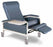 Winco Multi-Position Recliner Blue Ridge Vinyl Upholstered Four Swivel Casters Four Swivel Casters - 6541-17