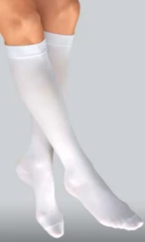 BSN Medical Jobst Anti-embolism Stockings JOBST Knee High Small White Closed Toe - 111470