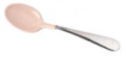 Patterson Medical Supply Youth Spoon General Purpose Pink Plastisol Coated - 1071