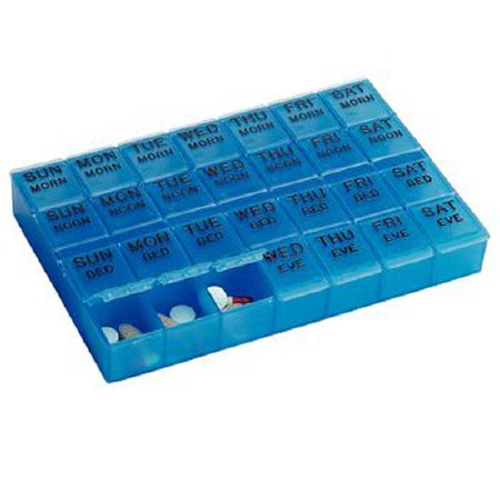 Mediplanner - Pill Organizer Large 7 Day 4 Dose - 345802