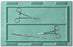 Xodus Medical Saf-T-Pass Instrument Drape Green, Non-Magnetic, Trays, 16 X 10 Inch, Disposable - 80700