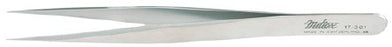 Miltex Miltex Splinter Forceps Swiss-Jeweler 4-3/4 Inch Surgical Grade NonMagnetic Stainless Steel NonSterile NonLocking Thumb Handle Straight Fine Tips - 17-301