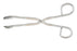 Miltex Miltex Sponge Forceps Foerster 8 Inch OR Grade Stainless Steel (German) NonSterile NonLocking Finger Ring Handle Curved Serrated Tips - 43546