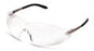 MCR Safety Tomahawk Safety Glasses Adjustable Temple Anti-scratch Coating Clear Tint Polycarbonate Lens Black Frame Over Ear One Size Fits Most - TK110