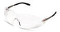 Tomahawk - Safety Glasses Adjustable Temple Anti-scratch Coating Clear Tint Polycarbonate Lens Black Frame Over Ear One Size Fits Most - TK110