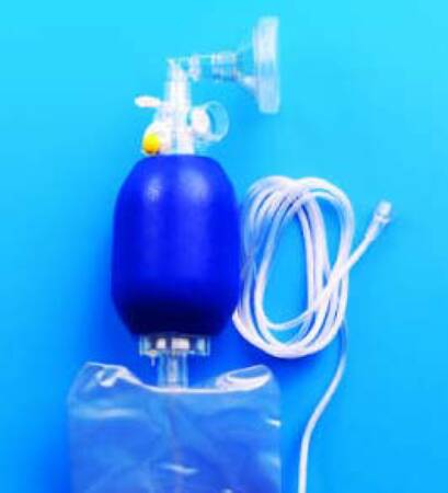 Vyaire Medical Resuscitator Bag Pediatric Resuscitator Nasal / Oral Mask - 2K8008