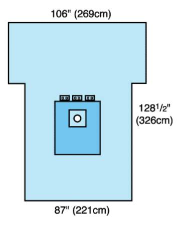 Cardinal Orthopedic Drape Extremity Drape 106 W X 87 W X 128-1/2 L Inch Sterile - 29405