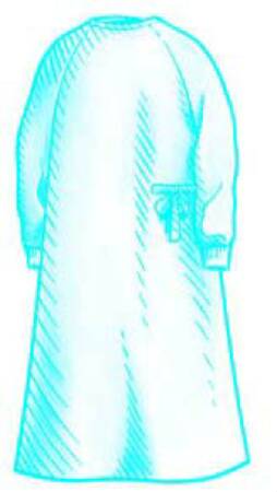 Cardinal SmartGown Breathable Surgical Gown with Towel X-Large / X-Long Unisex AAMI Level 4 Sterile Blue - 39049
