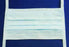 Cardinal Health - Surgical Mask with Eye Shield Anti-fog Foam Pleated Tie Closure One Size Fits Most Blue NonSterile ASTM Level 3 Adult - AT74635
