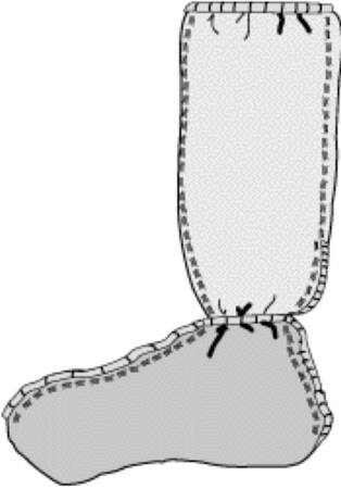 FullGuard - Boot Cover One Size Fits Most Knee High Nonskid Sole Blue NonSterile - 8457